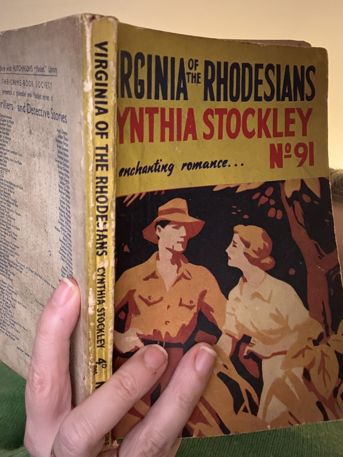 VIRGINIA OF THE RHODESIANS by Cynthia Stockley